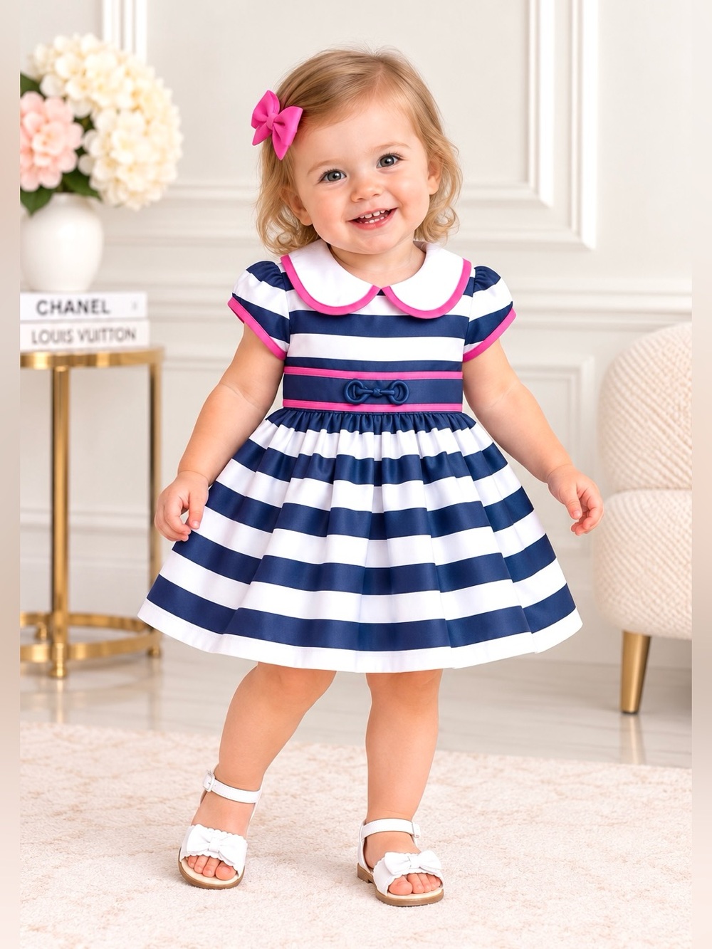 STRIPE LUXURY DRESS